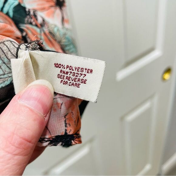 Mudd Floral Open Front Cardigan Kimono Size XL - Picture 5 of 7